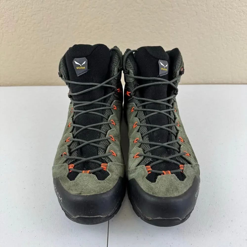 Salewa Alp Mate Mid WP Men's Hiking Boots Green Size 13
